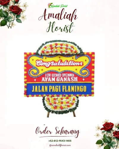 Bunga Papan Congratulation di Bendungan